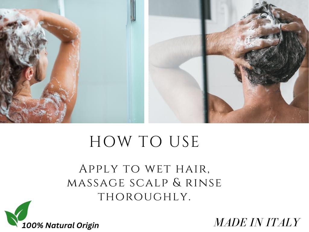 ZAIN1.618 Natural Hair growth Shampoo With Snail Mucin, Rosemary, Biotin, Niacinamide, Castor oil and Caffeine.(Mimosa, 8.45 oz) pH Level 5.2