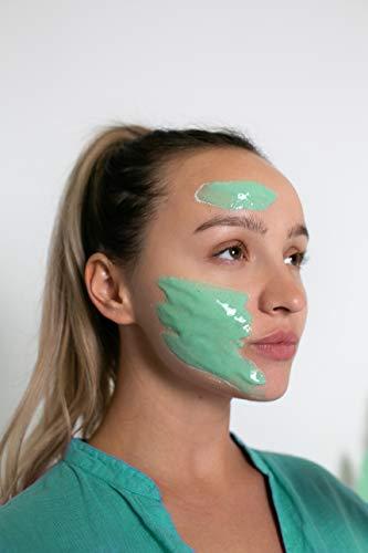 SmoRodina Cosmetics SmoRodina Young Skin Alginate Face Mask with Spirulina and Chlorella, 3 Treatments, Natural Collagen Booster, Tightens, Rejuvenates and Lifts Skin, Wrinkle Treatment and Facial Contour Correction