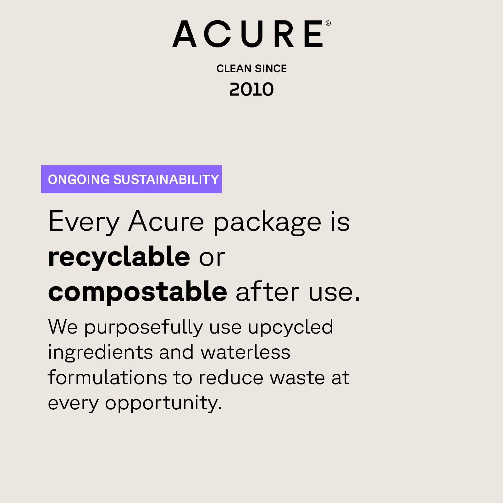 Acure Acure Revived Radiance Overnight Mask, for Fine Lines, Wrinkles & to Restore Overall Radiance to Tired Lackluster Skin, 1.7 Fl Oz