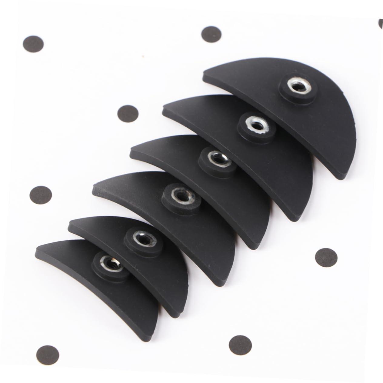 Mikinona Mikinona 6PCS Silicone Eye Shadow Stamp Tool Portable Makeup Tool Easy to Create Beautiful Colors for Beginners Creative Makeup Artists Black