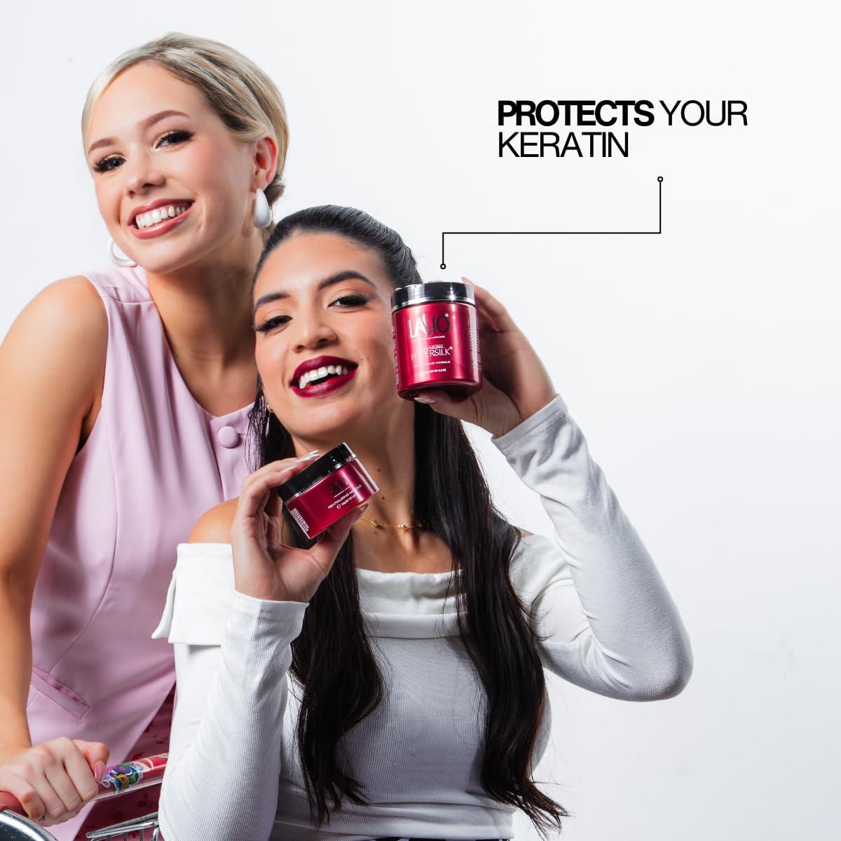 Lasio Lasio Keratin-Infused Hypersilk Intense Hair Repair and Healthy Hair Kit - Contains Professional Salon Level Grade Shampoo, Conditioner, and Masque - All In One Hair Kit