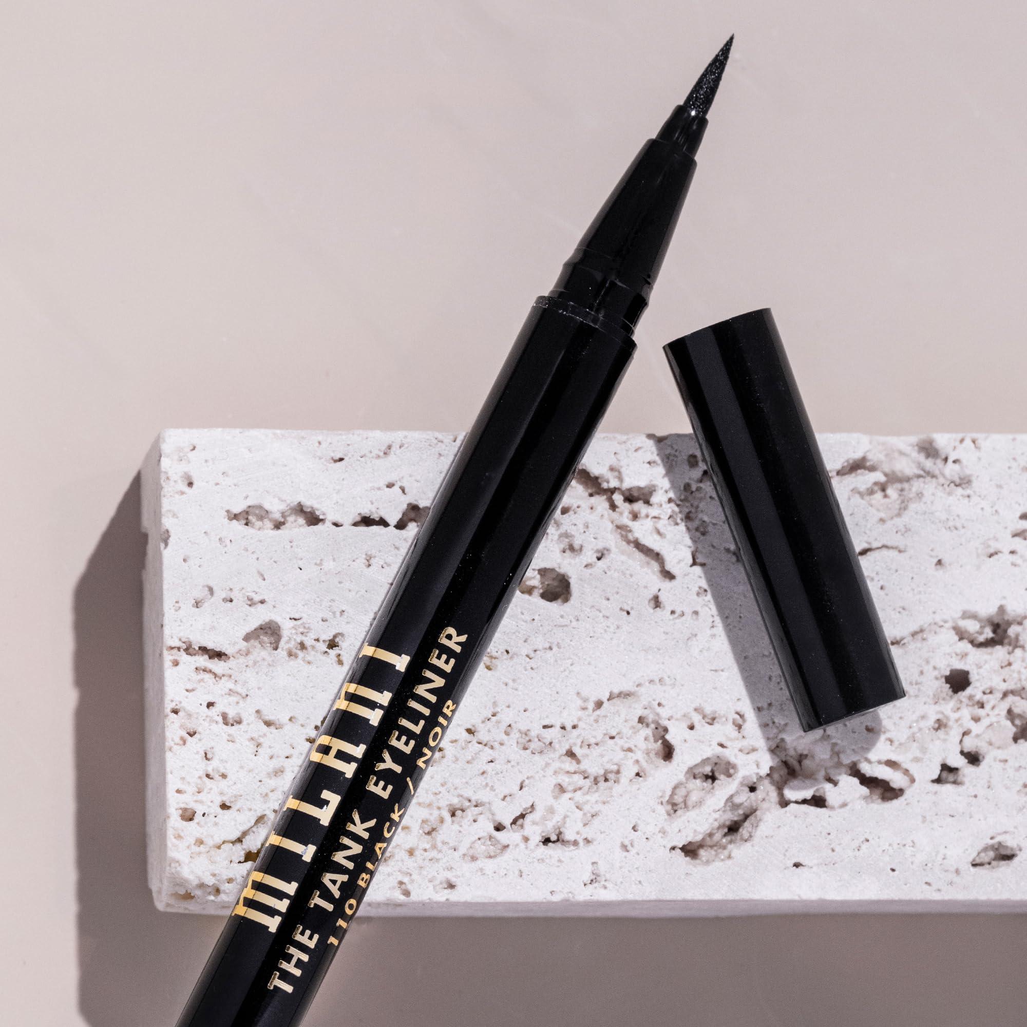 Milani Milani The Tank Liquid Eyeliner - No-Skip, Waterproof, Long Lasting, Smudgeproof, Black, Cruelty-Free, 12 Hour Wear, Tips & Tricks