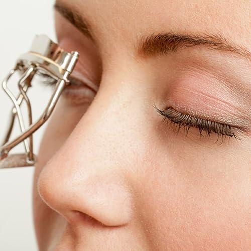 jeufond Jeufond 80 pcs Eyelash Curler Refills, Eyelash Curler Pads, Silicone Rubber Universal Eye lash Curler Replacement Refills with Clear Storage Box (White)