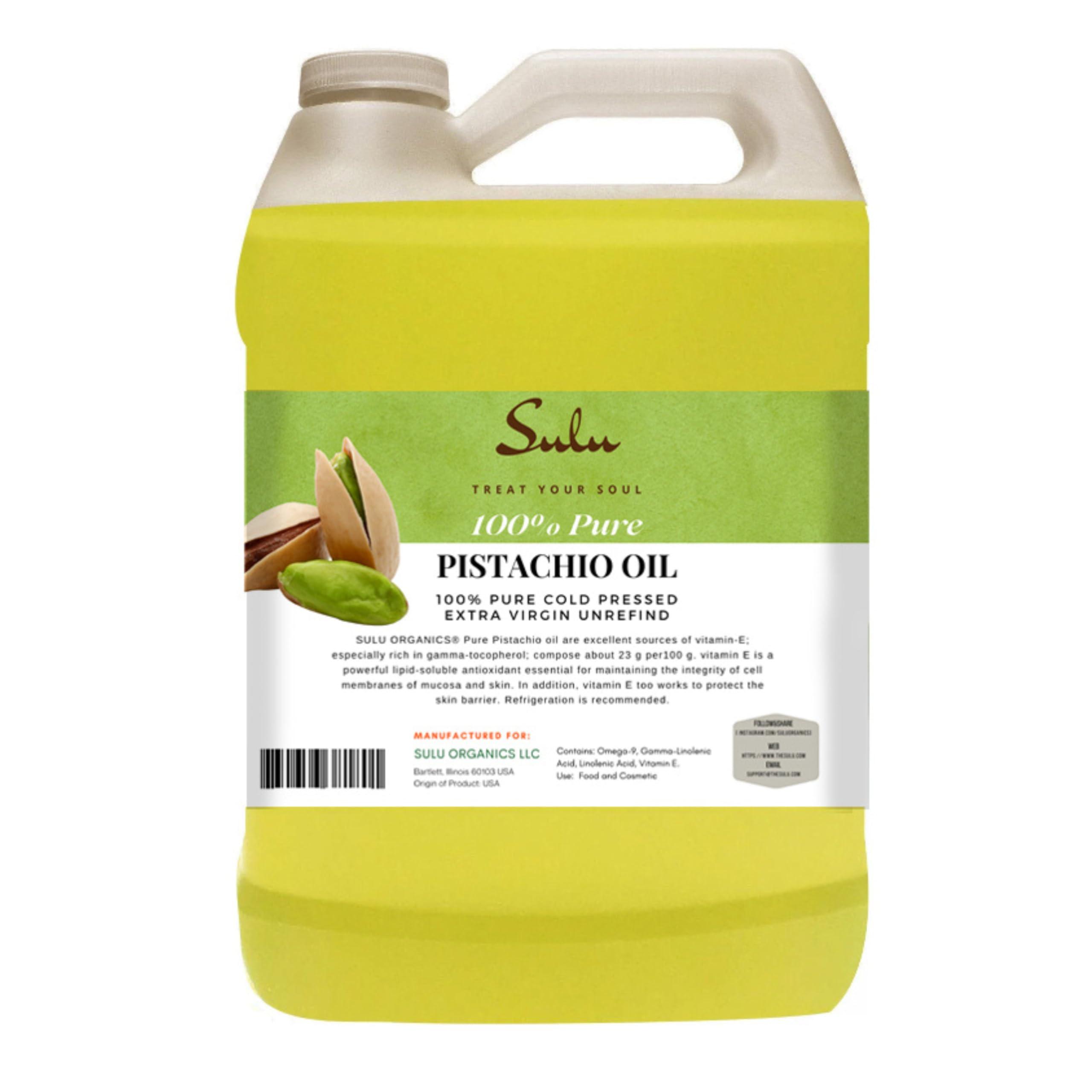 SULU ORGANICS SULU ORGANICS 100% Pure Organic Extra Virgin Unrefined Pistachio Oil (24 oz)