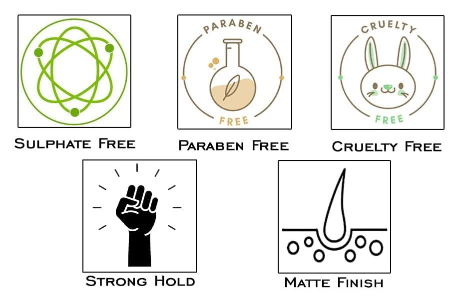 Generic Mattifying Volume Powder Hair Wax 20gm : Matte Finish | Hair Style | Strong Hold Styling | Wax for Men