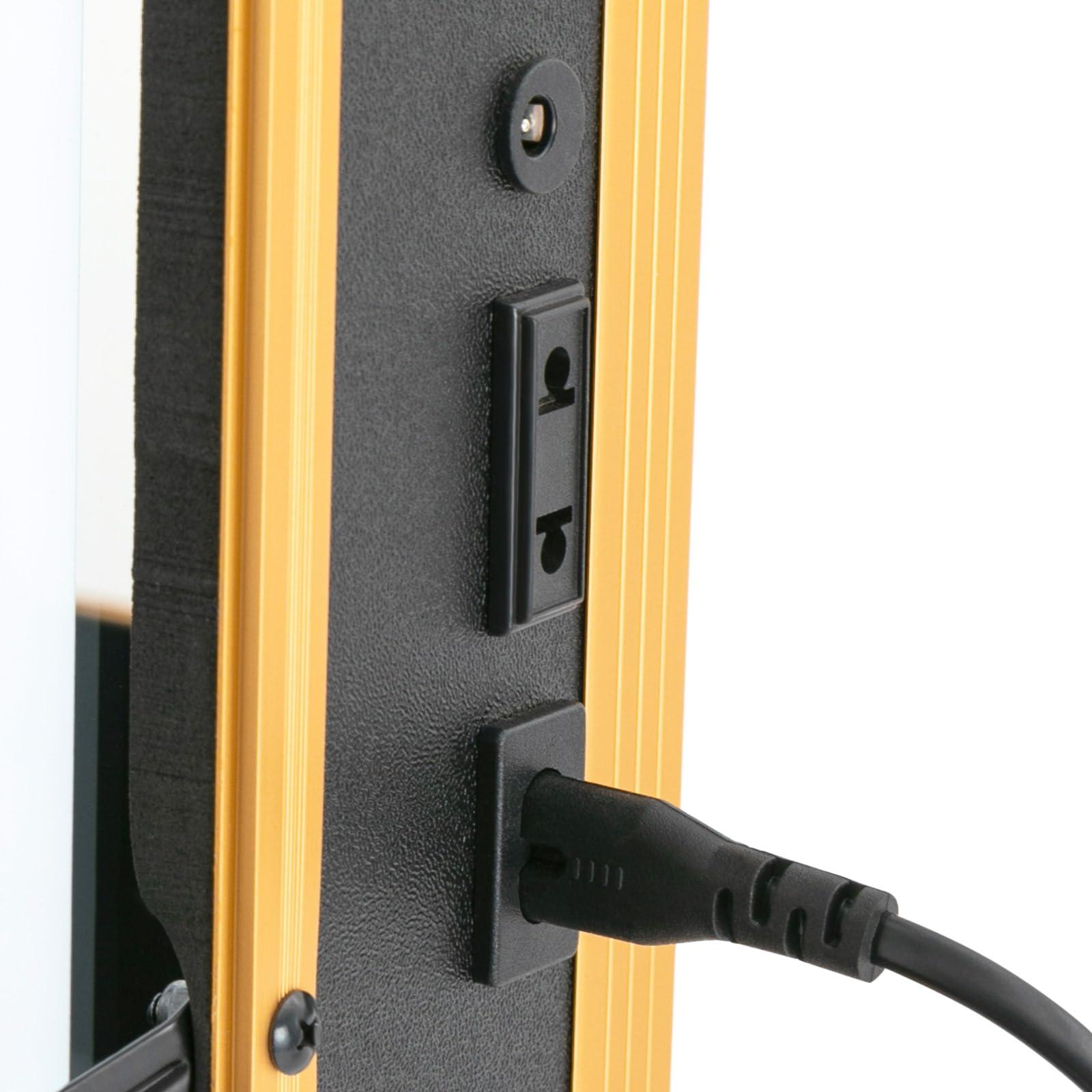 SAHUANIYE Rolling Makeup Train Case, Professional Trolley Makeup Organizer, Professional Cosmetology Case On Wheels, Portable Makeup Station w/ Lighted Mirror, Cosmetician Make Up Box Travel Vanity Station