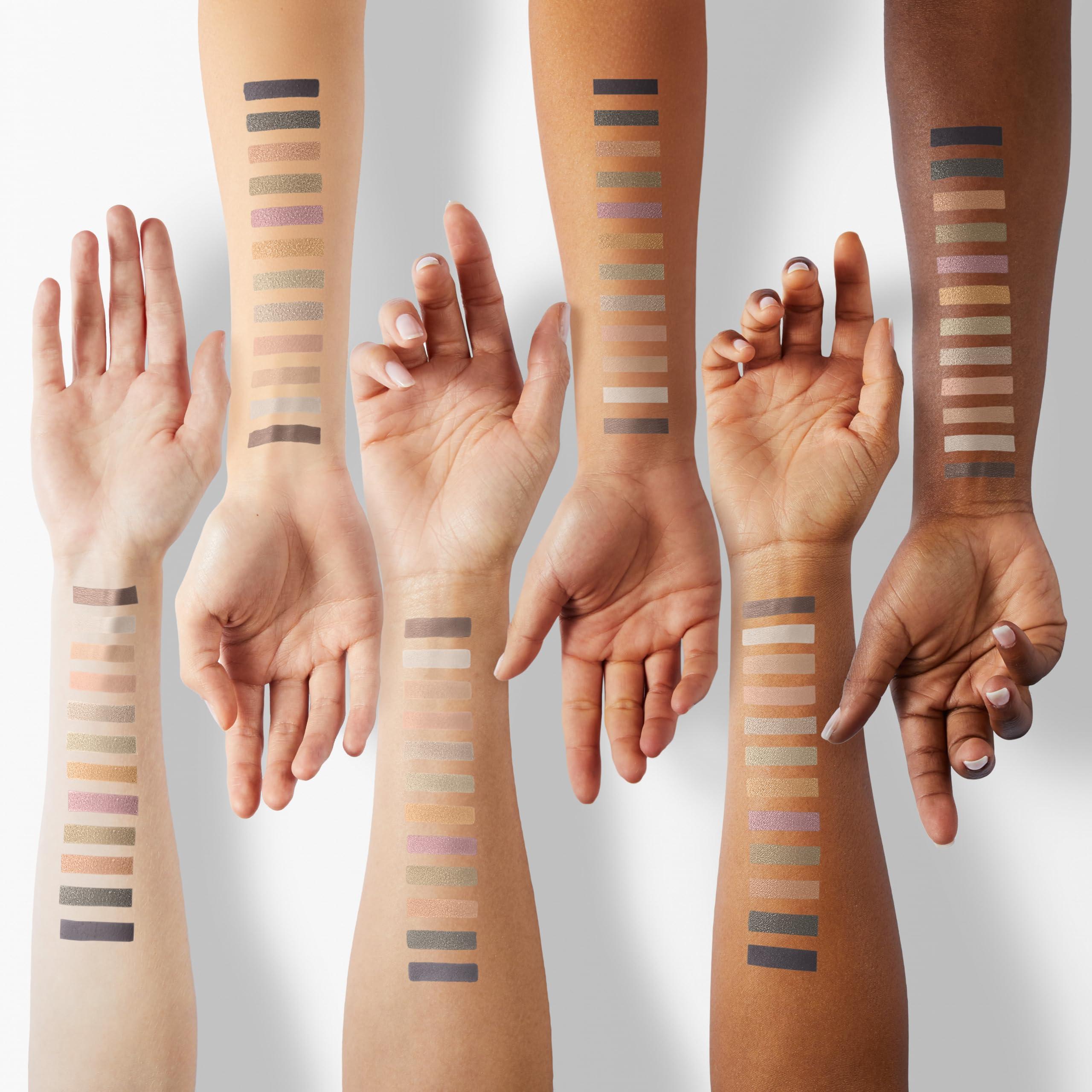 Maybelline New York Maybelline The 24K Nudes Gold Eyeshadow Palette Makeup, 12 Pigmented Matte & Shimmer Shades, Blendable Powder, 1 Count