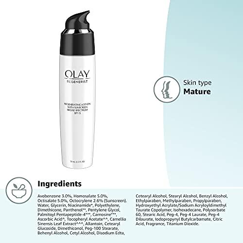 Olay Olay Regenerist Regenerating Face Lotion with Sunscreen SPF 15 Broad Spectrum, No Scent, 2.5 fl oz