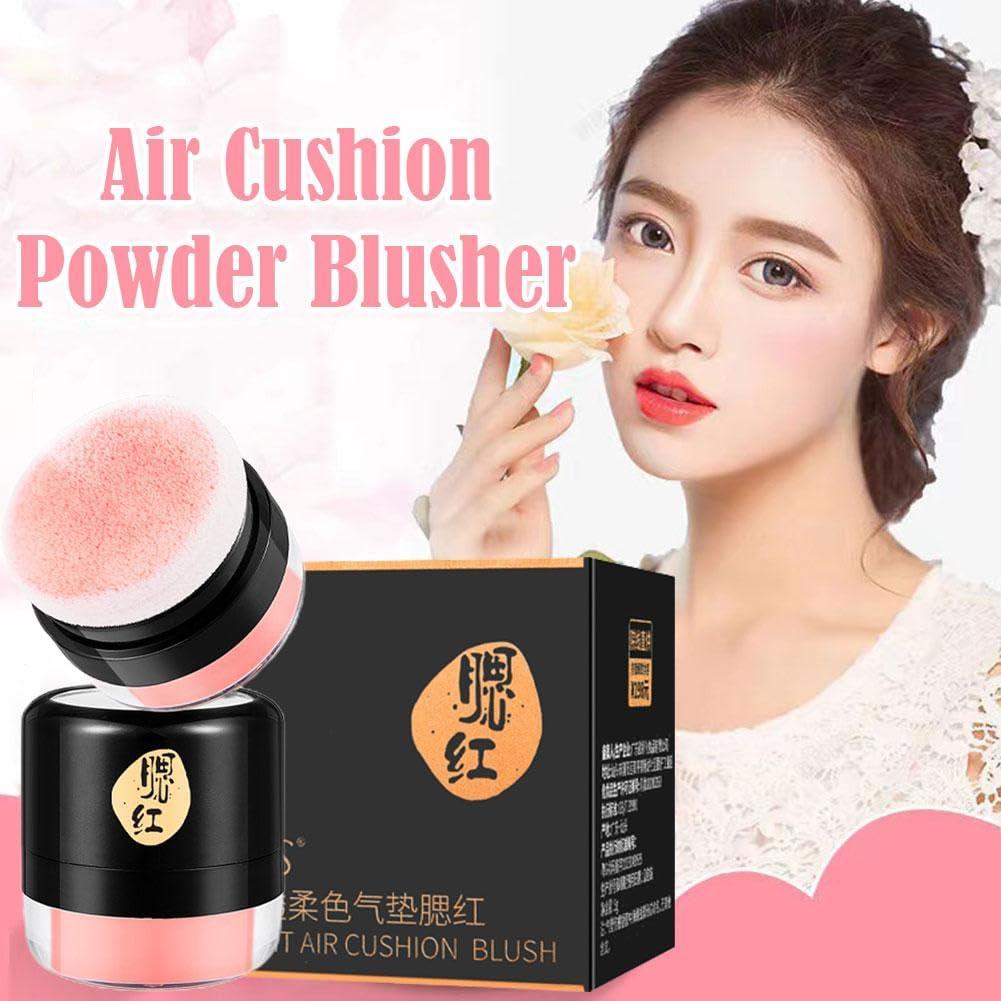 Generic Powder Blusher Matte Blush Powder Mushroom Head Air Cushion Blush High Gloss Soft Mist Cheek Rouge Natural Waterproof Face Contour Makeup Cosmetics
