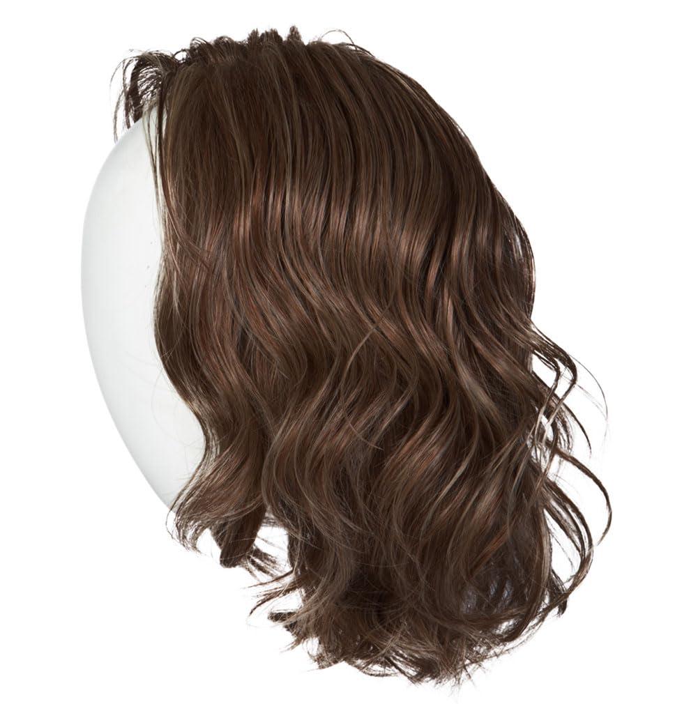 Hair u wear Raquel Welch Director\'s Pick Should Length Layered Wig With Hand Tied Base by Hairuwear, Petite Average Cap, RL8/12SS Shaded Iced Mocha