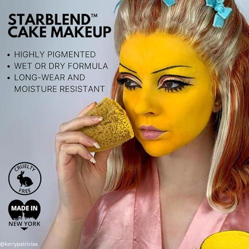 Mehron Mehron Makeup StarBlend Cake Makeup | Wet/Dry Pressed Powder Face Makeup | Powder Foundation | Pink Face Paint & Body Paint 2 oz (56g)