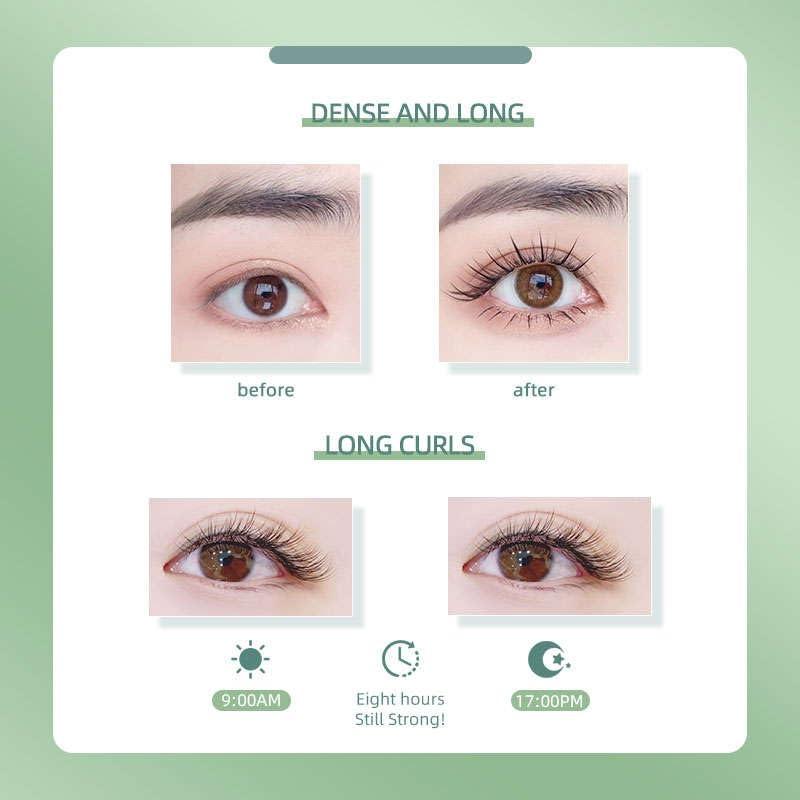 U&A ROYAL U&A ROYAL mascara Liquid Lash Extensions Mascara-Brynn Thick and slender, Waterproof and Sweatproof (Rich Black 10.7g/0.38 OZ