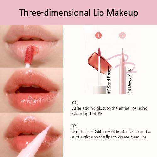 BBI@ BBIA BBIA Last Auto Gel Eyeliner (15 SALMON BEIGE) + Last Glitter Highliner (02 DEWY PEACH) BUNDLE SET