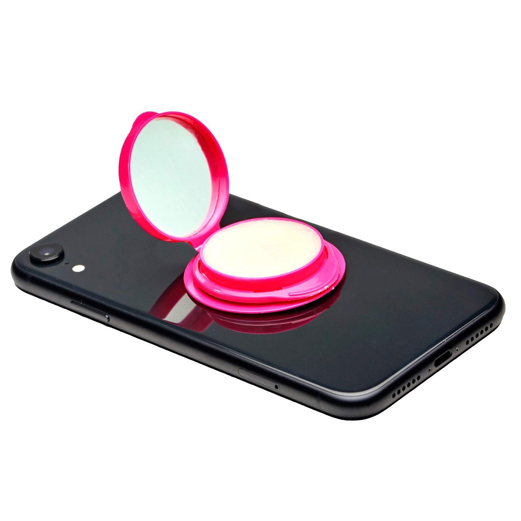 Happy Lips Happy Lips  Lip Balm & Mirror  Pop onto your Phone\'s Socket Grip (PS), refill your (PS) Grips lip balm or attach anywhere with included adapter (Watermelon)