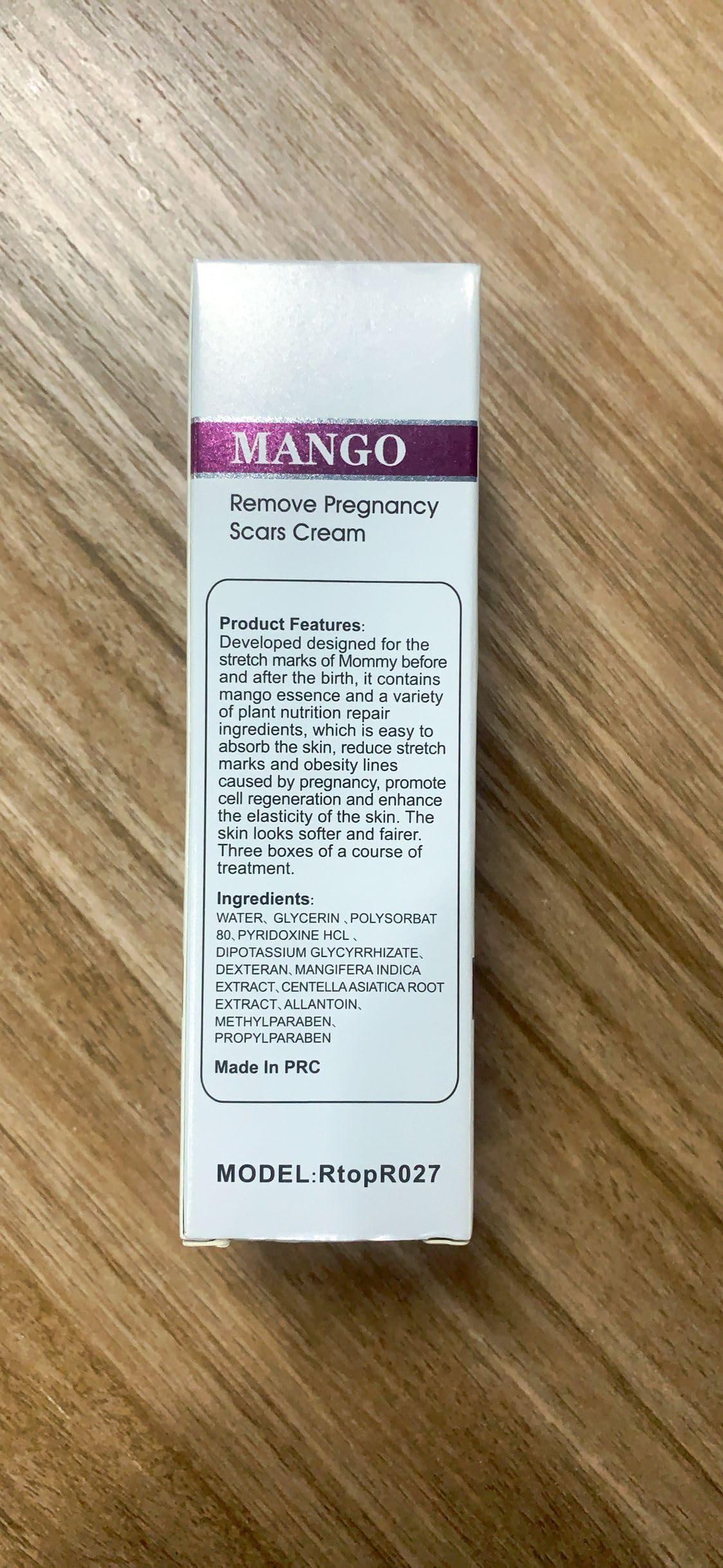 MQUPIN RtopR Mango Stretch Marks and Scar Cream -Stretch Marks and Scar Removal Cream for Pregnancy - Best Body Moisturizer-40g