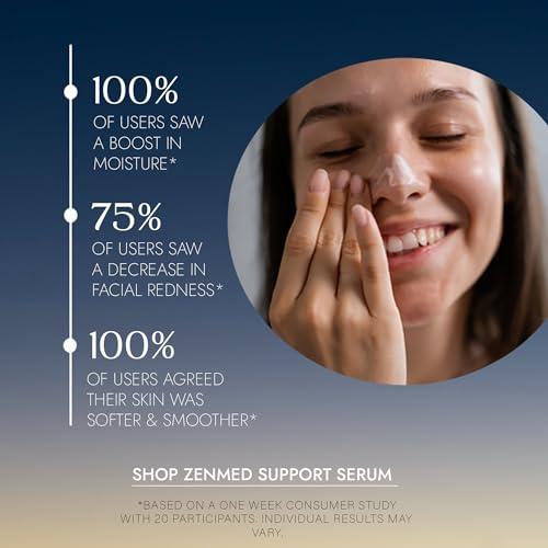 ZENMED ZENMED Hydrating Support Serum for Face - Serum for Face | Anti-Aging Facial Serum with Collagen - Face Serum for Women - 2 oz.