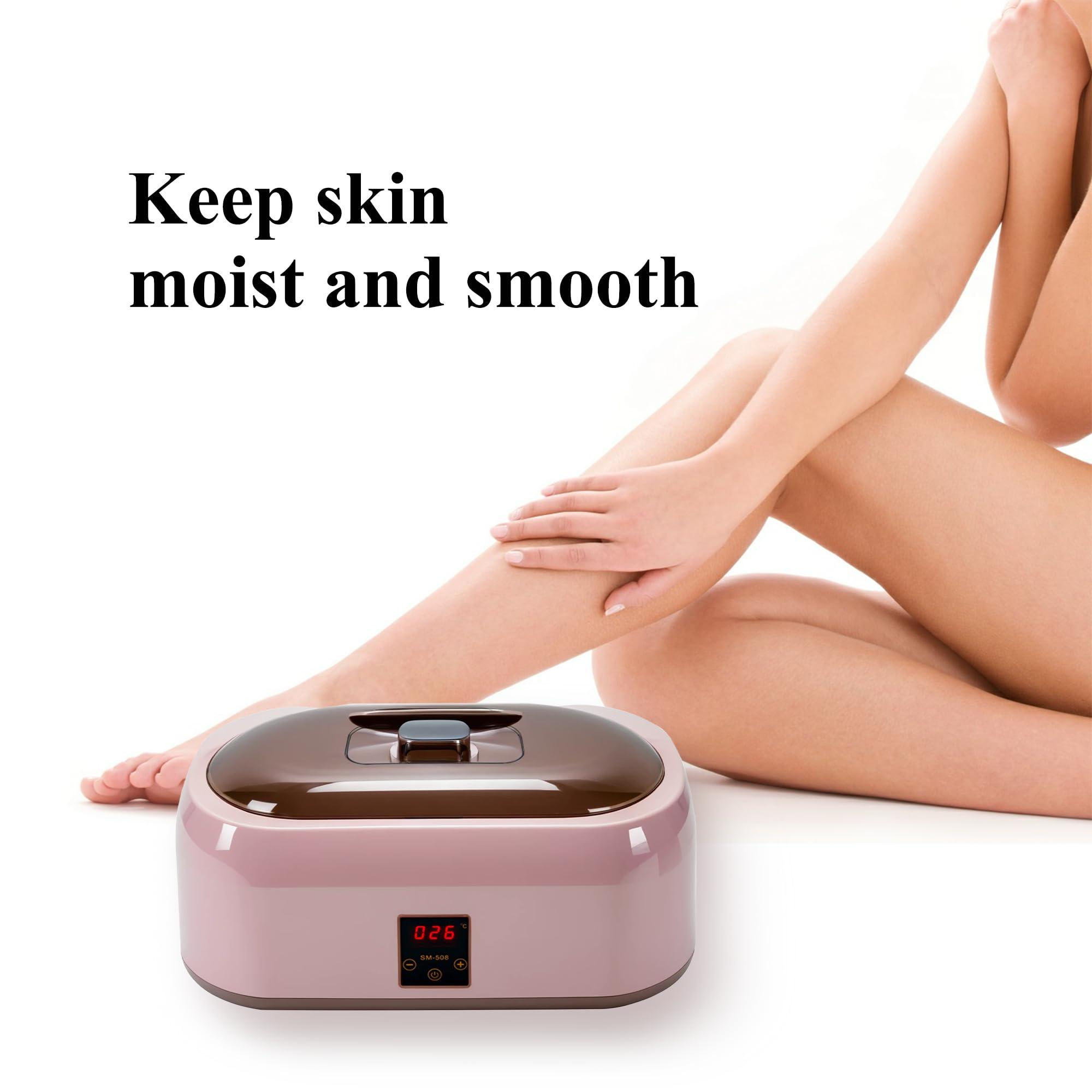 Henlivy Paraffin Wax warmer for Hand and Feet, Includes 4000ml Wax warmer Machine and 6 packs of Lavender scented Paraffin Wax, Enjoy take care of your hands and feet