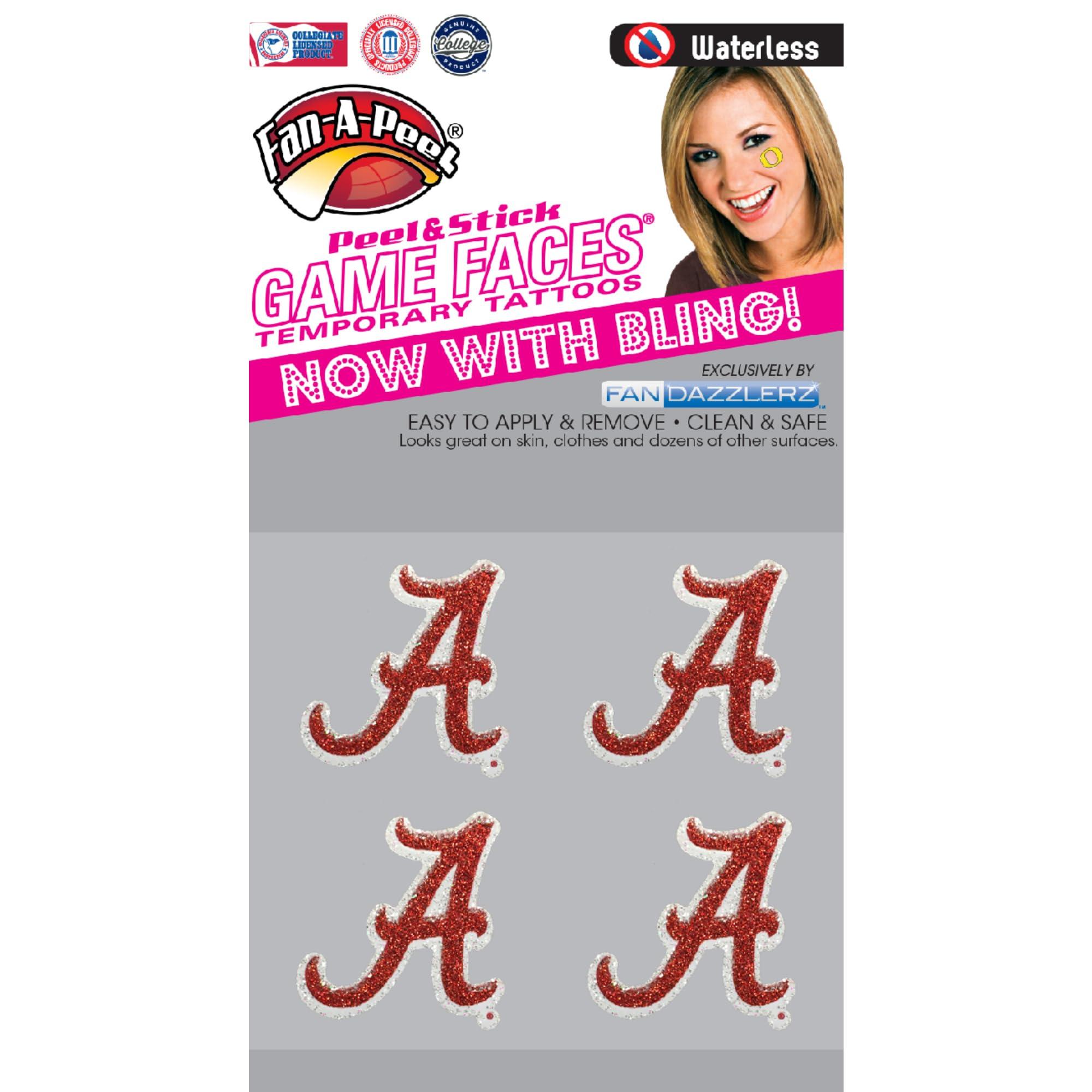 FAN-A-PEEL Innovative Adhesives Alabama Fan-A-Peel Temporary Tattoo-Sticker