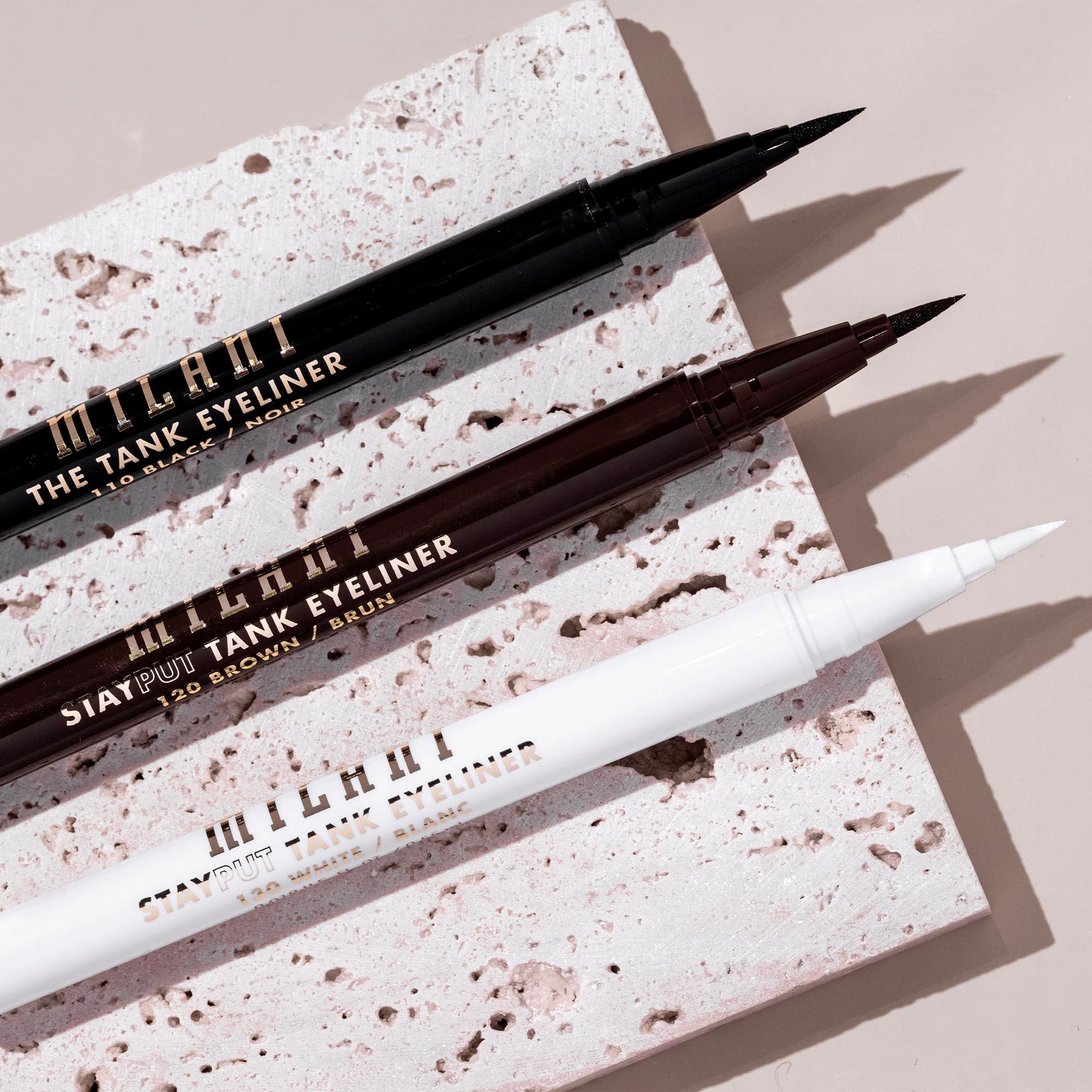Milani Milani The Tank Liquid Eyeliner - No-Skip Liquid Eyeliner Pen, Waterproof Formula, Makeup Pen, Long Lasting & Smudgeproof - 120 Brown