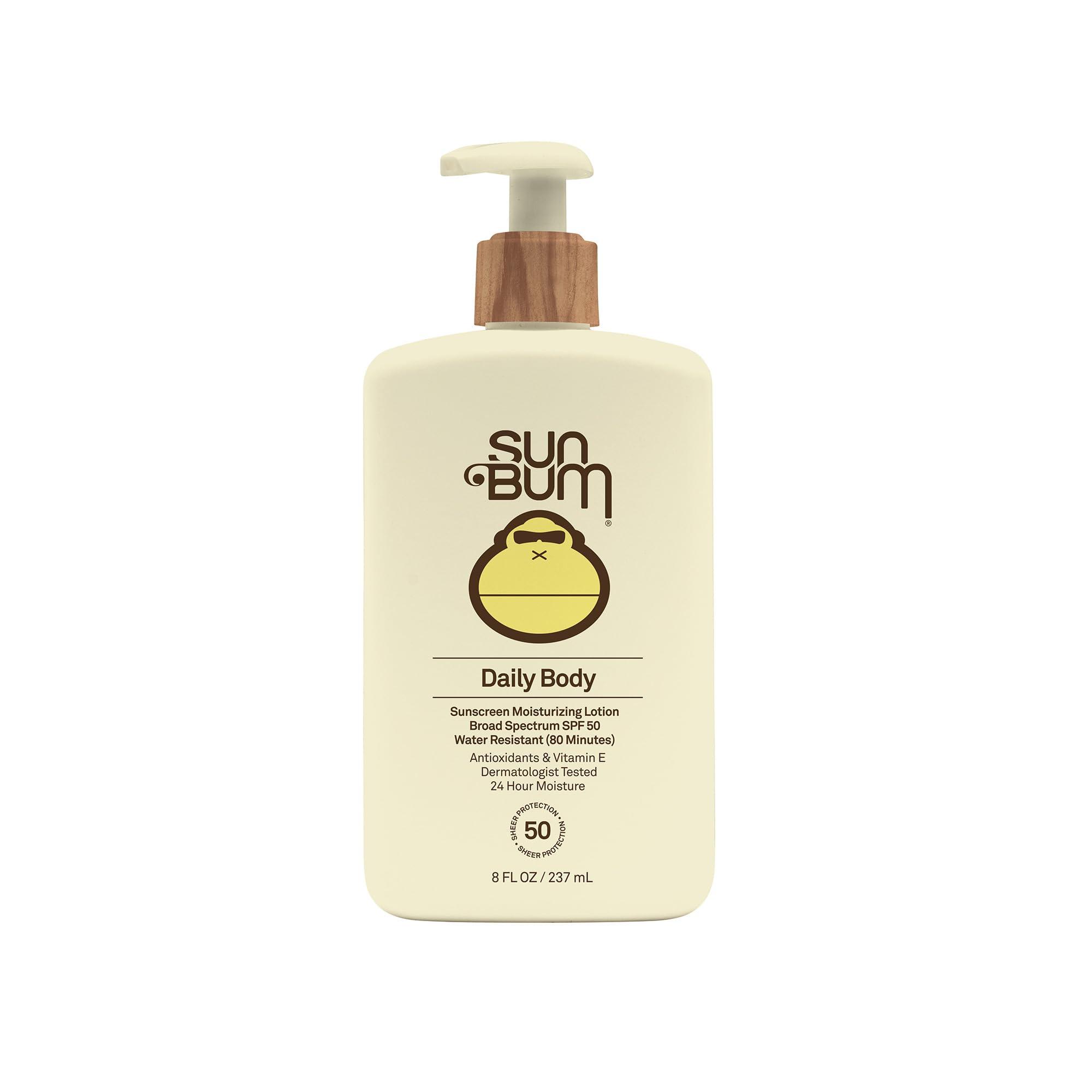 Sun Bum Sun Bum Daily SPF 50 Sunscreen Body Lotion| Broad Spectrum Moisturizing Sunblock with Vitamin E | Vegan and Hawaii 104 Act Compliant (Octinoxate & Oxybenzone Free) | Dermatologist Tested | 8 Fl Oz