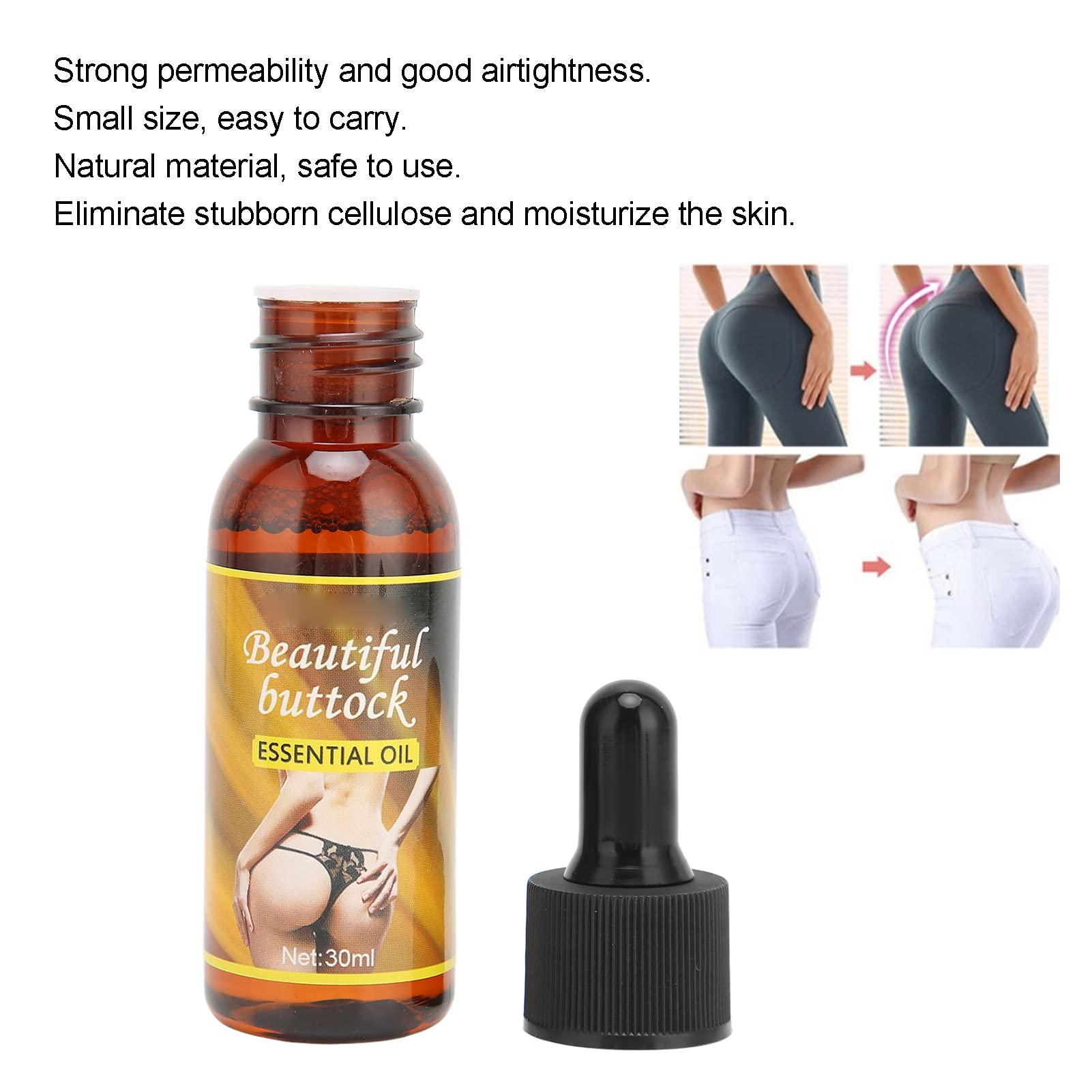 Generic 2 Bottles Butt Plumping Treatment Oil Big Butt Lift Massage Firms Brightening Curves Buttocks Women's Butt Firming Enhancement Oil Lift Massage to Remove Butt Fat