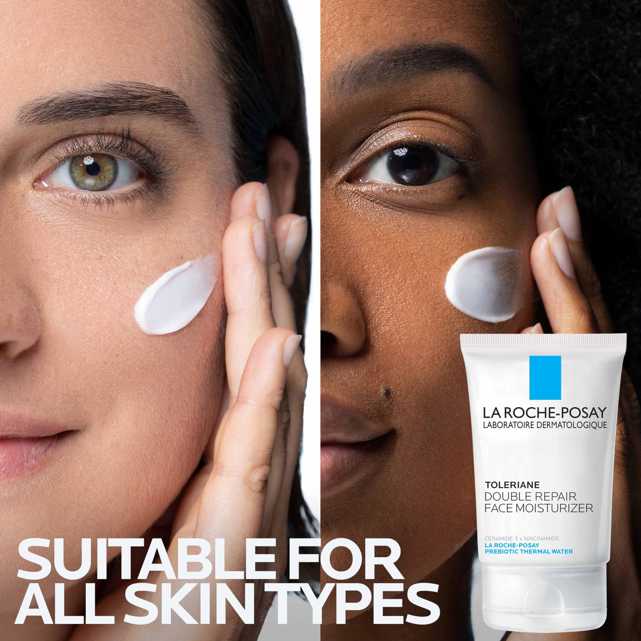 La Roche-Posay La Roche-Posay Toleriane Double Repair Face Moisturizer, Daily Moisturizer Face Cream with Ceramide and Niacinamide for All Skin Types, Oil Free, Fragrance Free