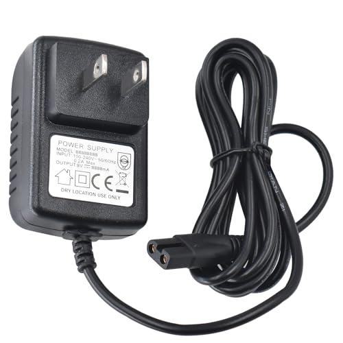 BOEEA Charger Replacement for Meridian Trimmer Charging Cable Compatible with Meridian Grooming Electric Shaver, 6.5Ft Power Cord Supply Adapter