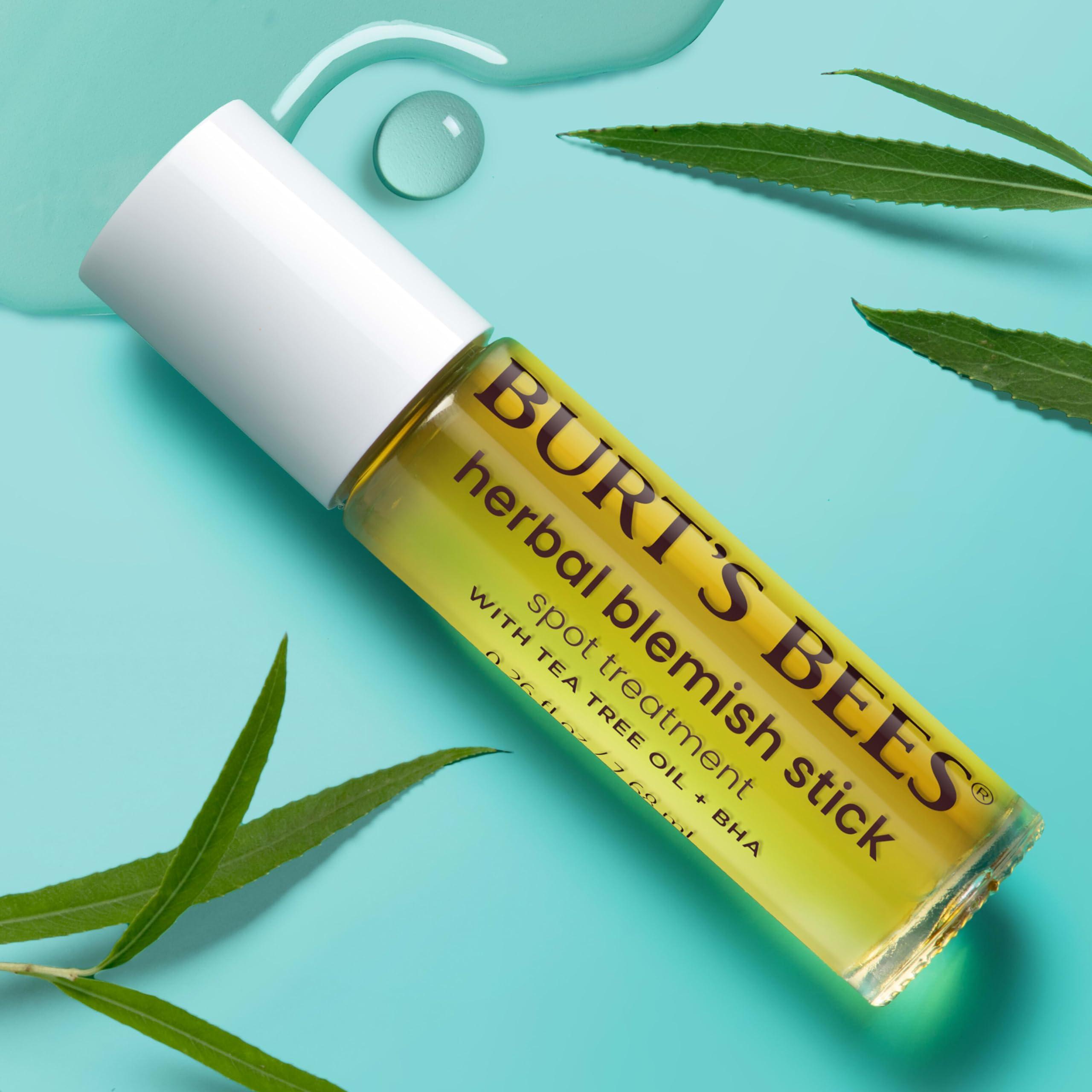 Burt's Bees Burt\'s Bees Herbal Blemish Stick, 0.26 Fl Oz (Pack of 2), Tea Tree Oil Infused, Soothing, Exfoliating, Cleansing, Unisex