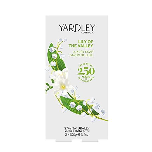 Yardley LILY OF THE VALLEY - Yardley Of London LUXURY SOAP PACK 3 X 3.5 oz