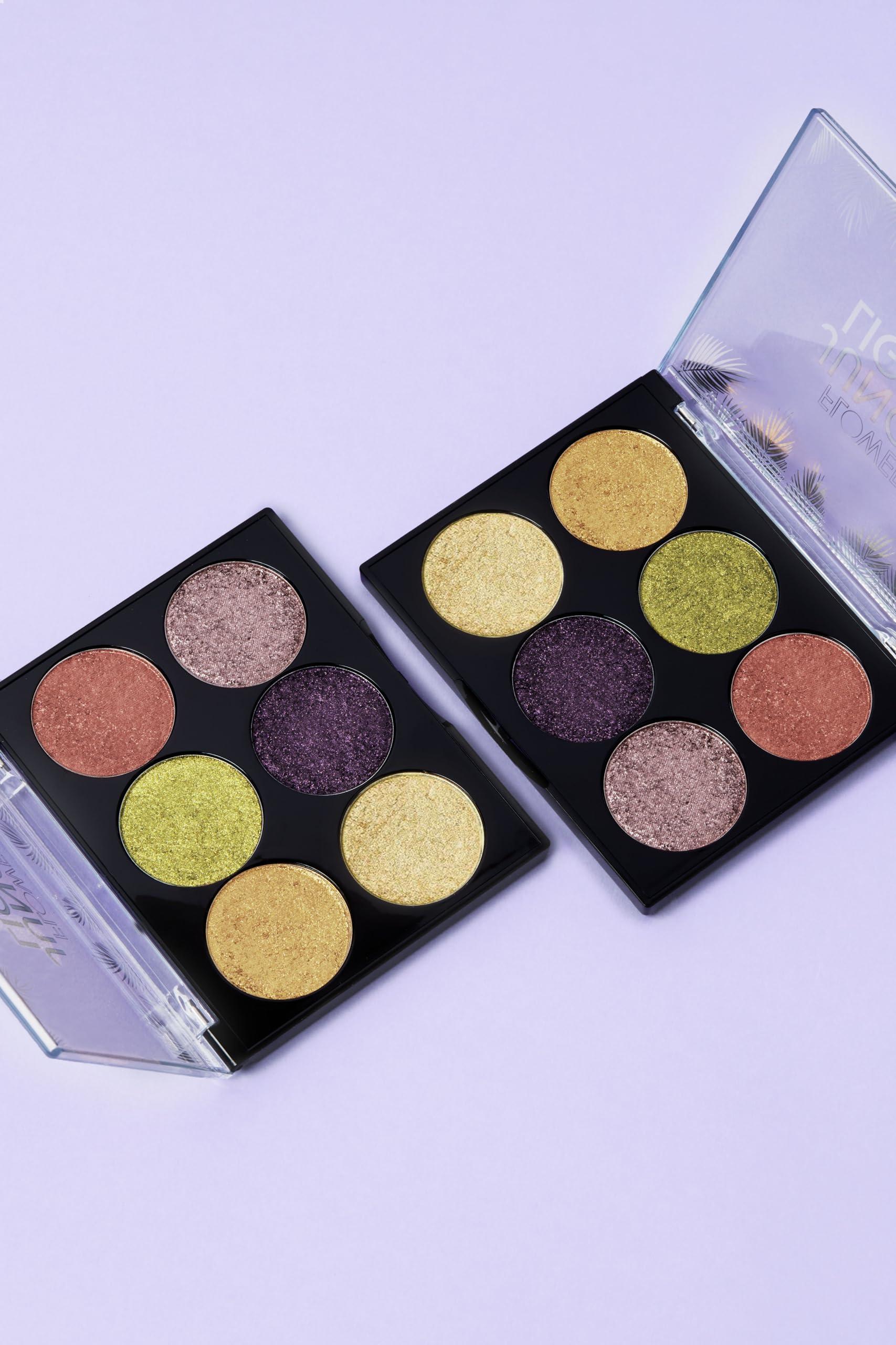 FLOWER BEAUTY FLOWER BEAUTY By Drew Barrymore Jungle Lights Eyeshadow Palette - Blendable + Creamy Powder - Buildable - No Fall-Out - Six Shades (Jungle Lights)