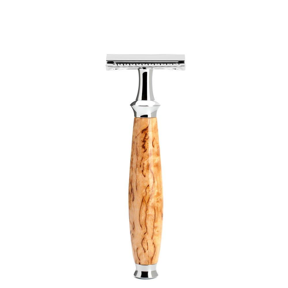 M MÜHLE MÜHLE PURIST Karelian Masur Birch Safety Razor