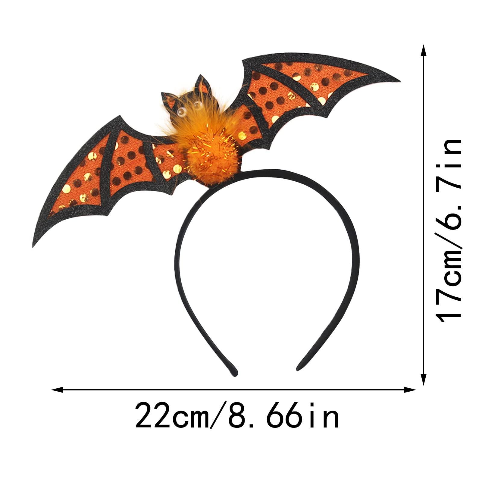 ROTORS ROTORS Halloween Headbands for Women, Eyeballs Witch Hat Spider Bat Ghost Hairbands for Halloween Cosplay Party Decorations