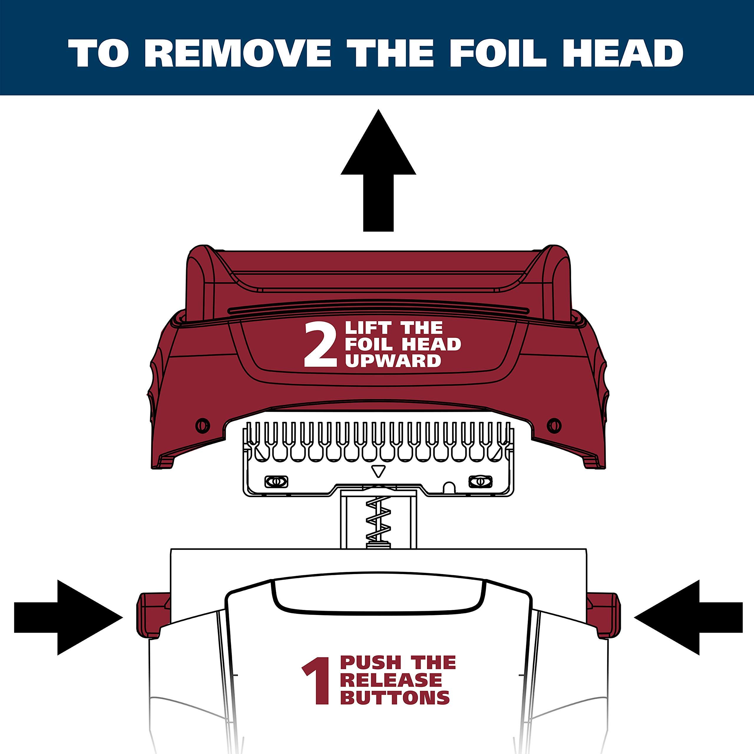 Wahl Wahl Groomsman Shaver Replacement Cutters and Head for 7063 Series, Black - Model 7046