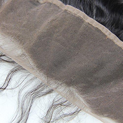 Lady Focus 13X6 Ear To Ear Lace Frontal Closure Brazilian Virgin Hair Body Wave Human Hair Full Lace Frontal Bleached Knots With Baby Hair 16 inches