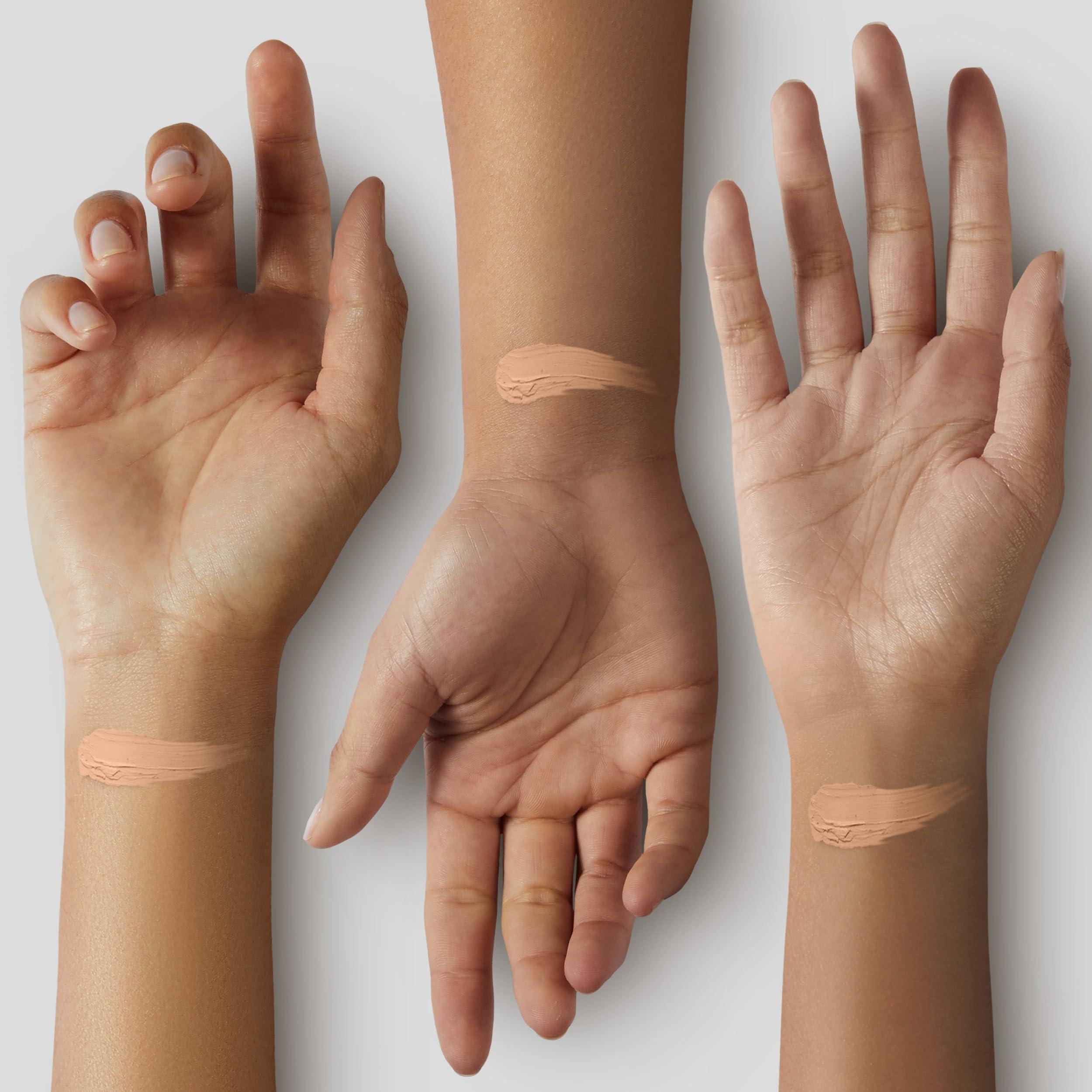 Makeup Revolution Revolution, Conceal & Define Concealer, Full Coverage & Lightweight, Long-Lasting Matte Finish, Vegan & Cruelty Free, C12 Medium or Tan Skin Tones, 0.14 oz