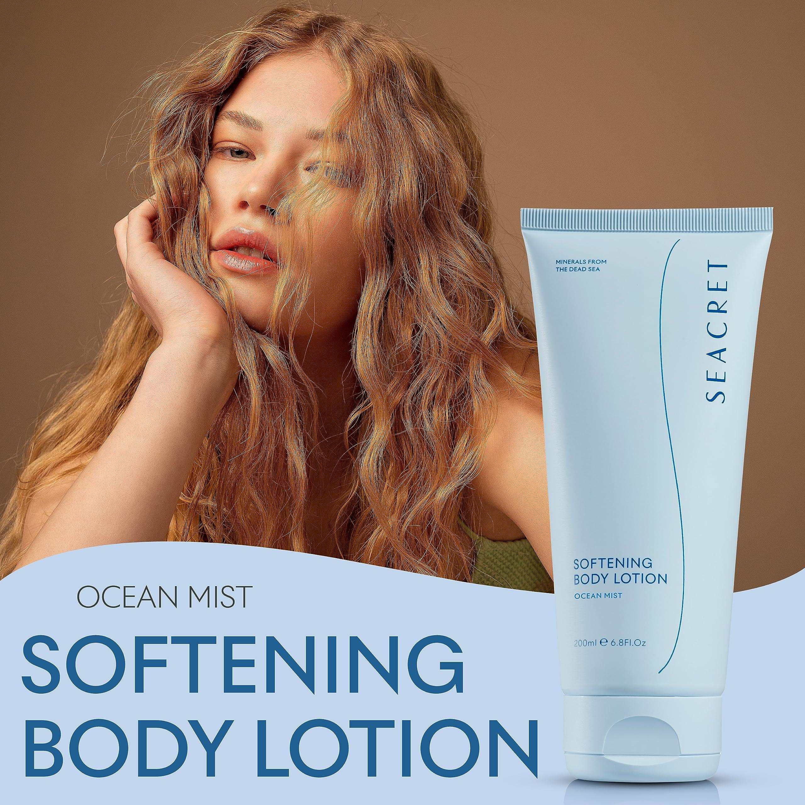 SEACRET SEACRET OCEAN MIST BODY LOTION: Daily Moisturizing Lotion with Dead Sea Minerals, Chamomile, Avocado Oil, Aloe Vera, Vitamin A & E for All Skin Types, 6.8 Oz