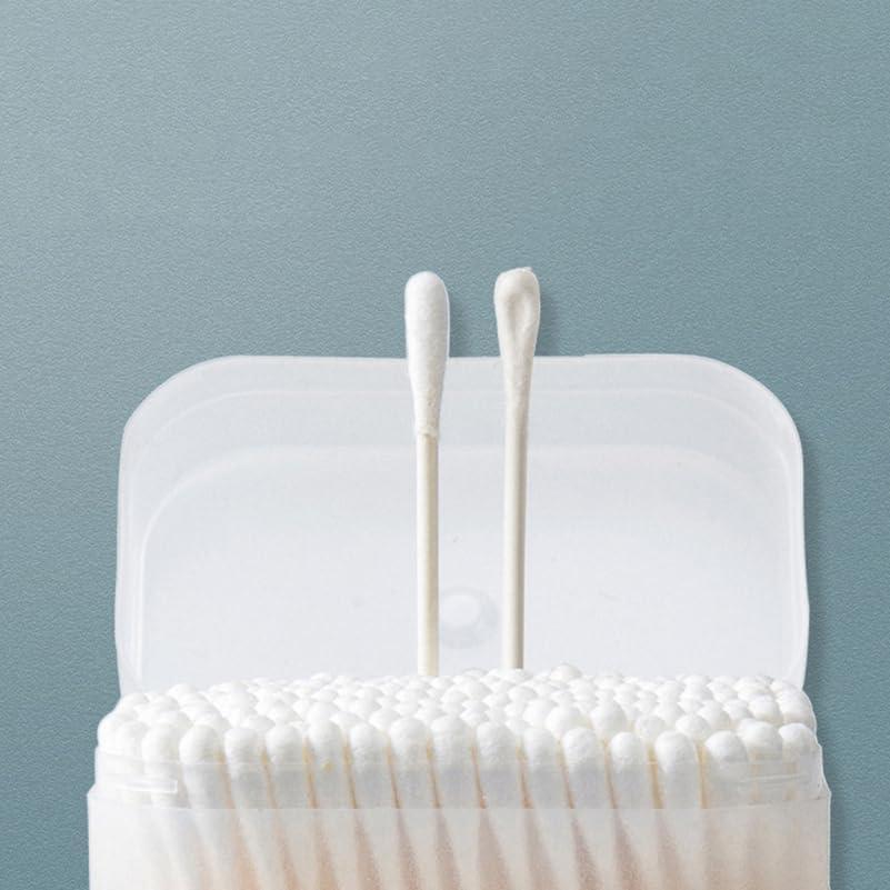 Toddmomy 800 Pcs Cotton Swab Ear Cleaning Swab Cotton Stick Swab Baby Ear Wax Cleaner Baby Ear Cotton Stick Cosmetic Swabs