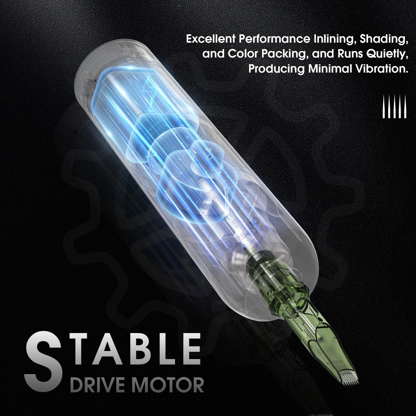 INKin INKin Tattoo Kits for Beginners Complete Set, Tattoo Gun Kit with Everything, Tattoo Machine Wireless with 1500mAH Power Supply Digital LED Display and Mixed Tattoo Needles, 10Pcs Tattoo Ink