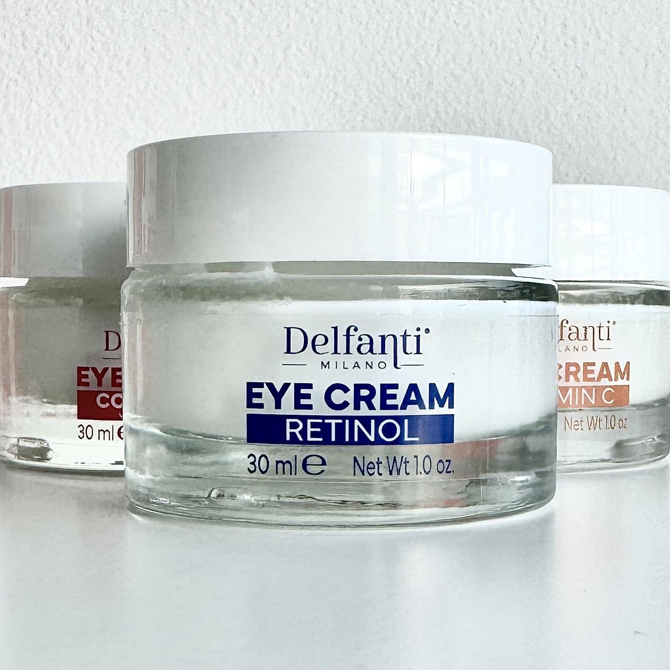 Delfanti-Milano Delfanti-Milano RETINOL REPAIR EYE CREAM Anti Aging Reduces Fine Lines Fast Result Vegan Made in Italy