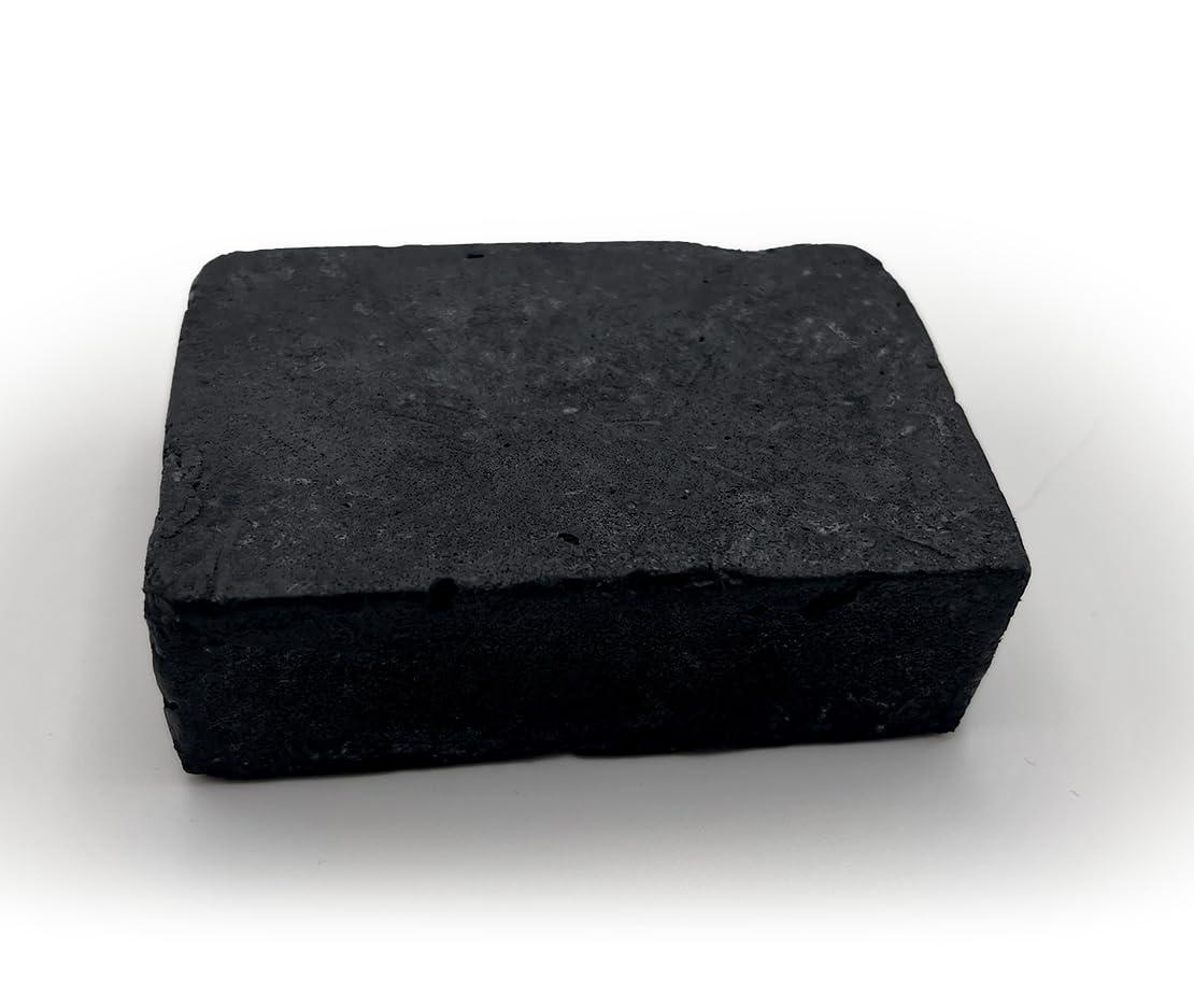 fkd. fkd. 6 Pack. Luxury 3-in-1 Hand made, Charcoal detox soap bar for men (Face, Body & Hair)., Black