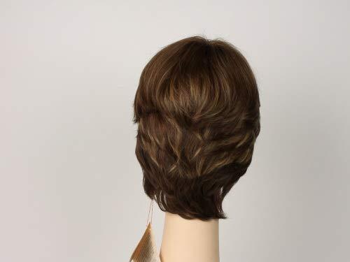 Freeda Wigs Freeda European human hair wig - Linda Light Brown with Ash Blonde highlights Size L