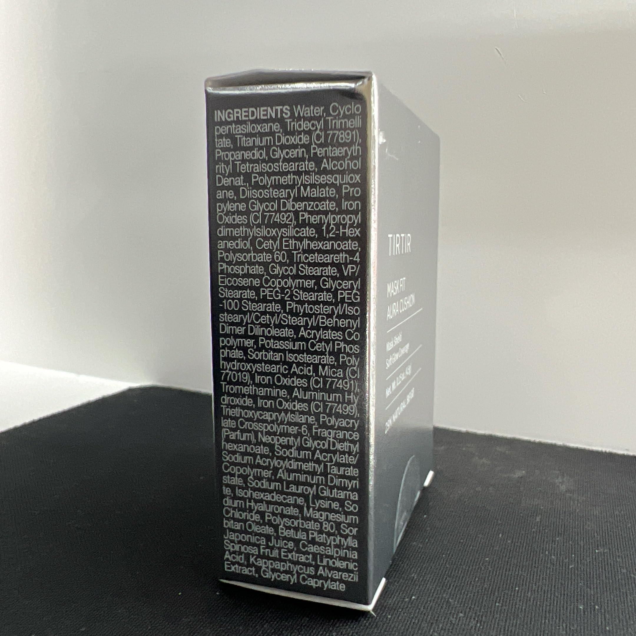 TIRTIR [*Mini Size*] TIRTIR Aura Glow Silver Cushion | Korean Cushion Foundation, (#29N Natural Beige, 0.15 Fl Oz)