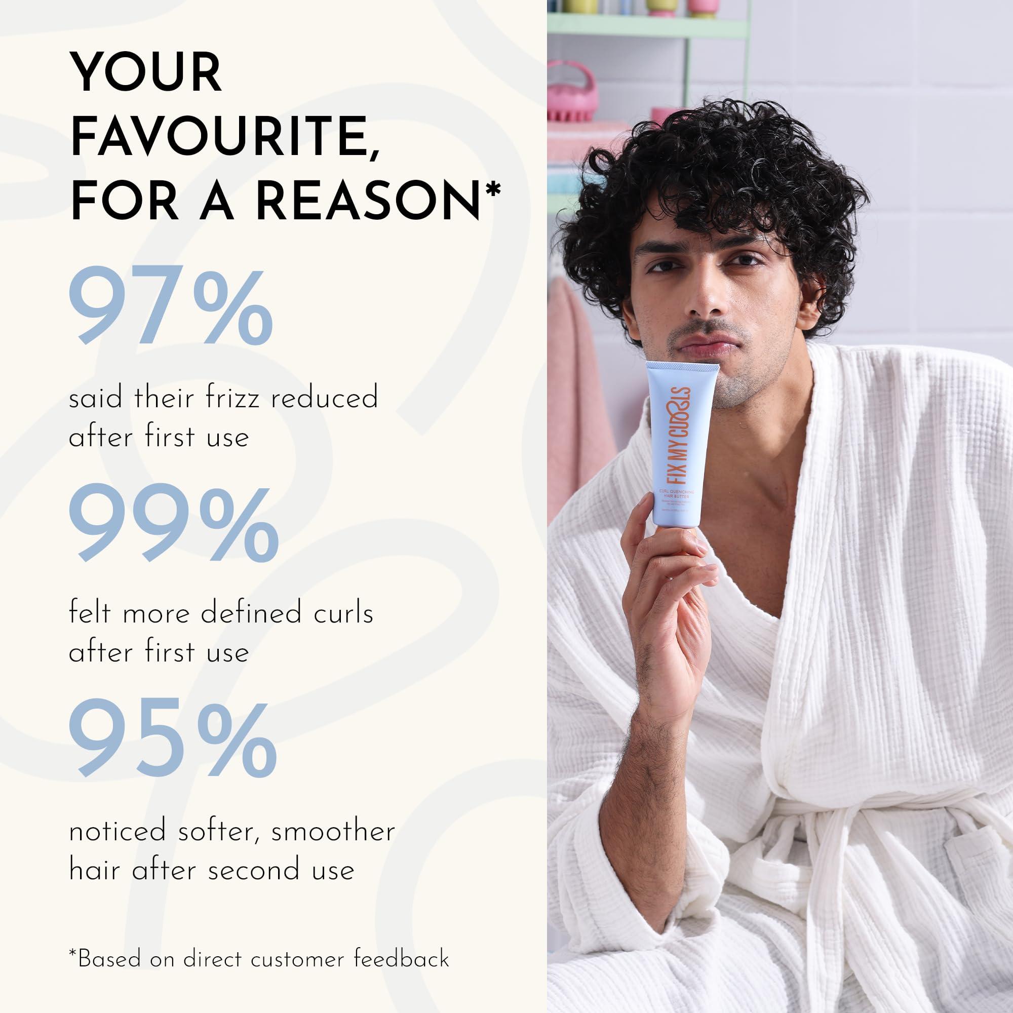 FIX MY CURLS FIX MY CURLS Curl Quenching Hair Butter For Curly And Wavy Hair, 7.05 Oz