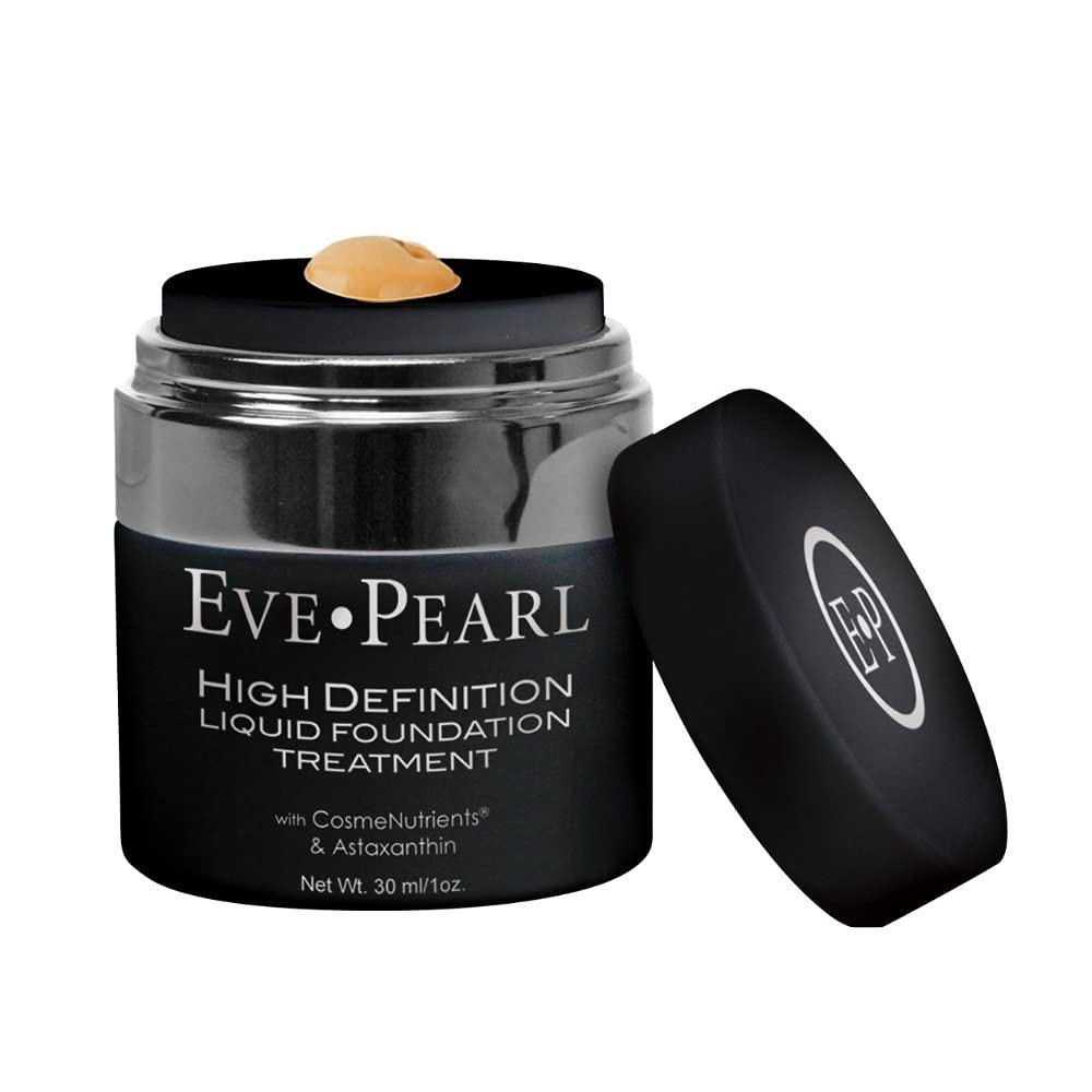 EVE PEARL EVE PEARL HD Liquid Foundation Treatment Every Day Long Lasting Make Up Hydrates Aging Skin Fresh Natural Matte Cover Minerals Makeup (Tan)