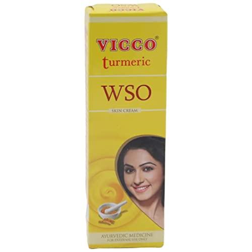 Vicco Turmeric WSO Skin Cream 30gm Boils Pimples Acne Allergic Rashes Itching by Vicco