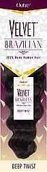 Outre Outre Velvet Brazilian Remi Huaman Hair Weaves - DEEP TWIST 12 Inch (C1B/30)