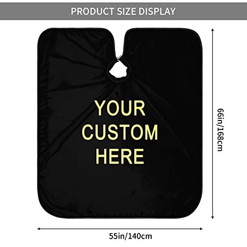 Tobato Personalized Custom Barber Cape Customized Haircut Capes Salon Hairdressing Apron For Home And Salon Barbershop