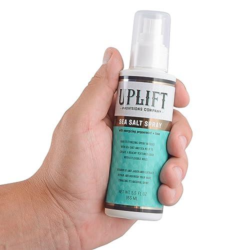 Uplift Provisions Company Uplift Provisions Company Sea Salt Spray - Versatile Texture Spray for Hair to Achieve Perfect Beach Waves, Amplify Curly Hair, or Boost Volume in Fine or Thin Strands - 5.5 oz