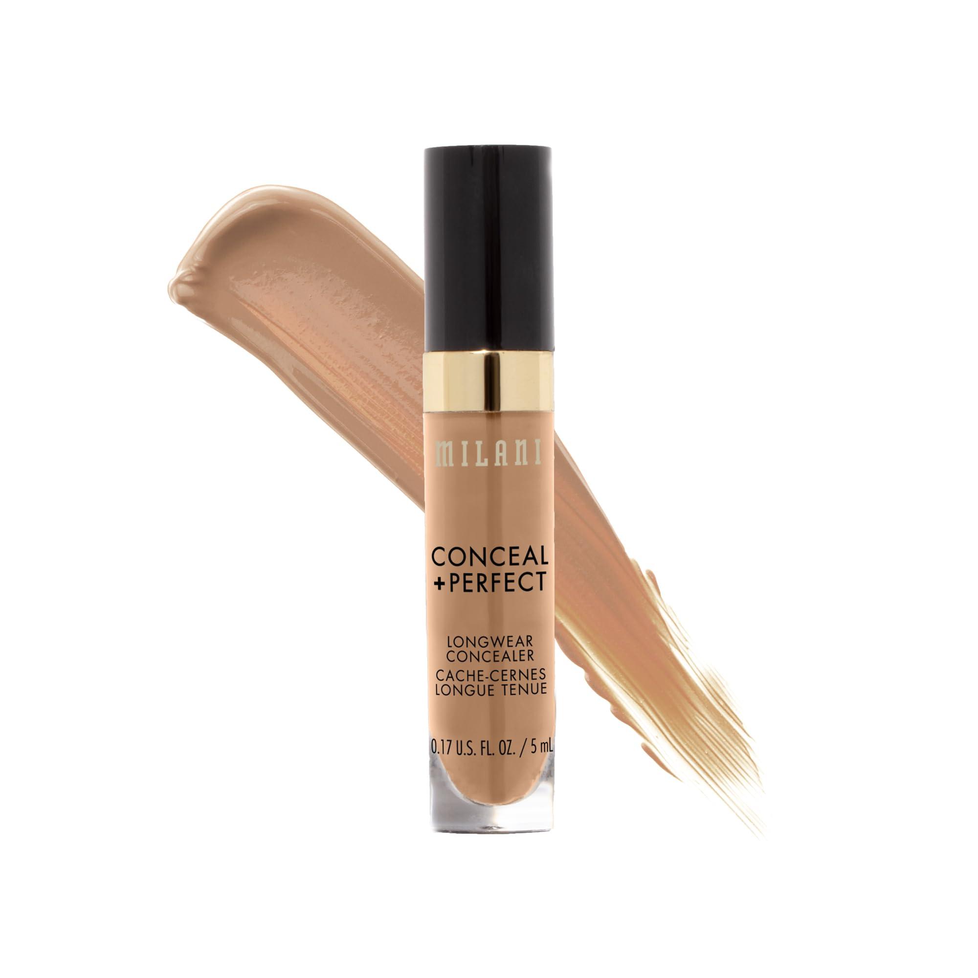 Milani Milani Conceal + Perfect Longwear Concealer - Pure Beige (0.17 Fl. Oz.) Vegan, Cruelty-Free Liquid Concealer - Cover Dark Circles, Blemishes & Skin Imperfections for Long-Lasting Wear