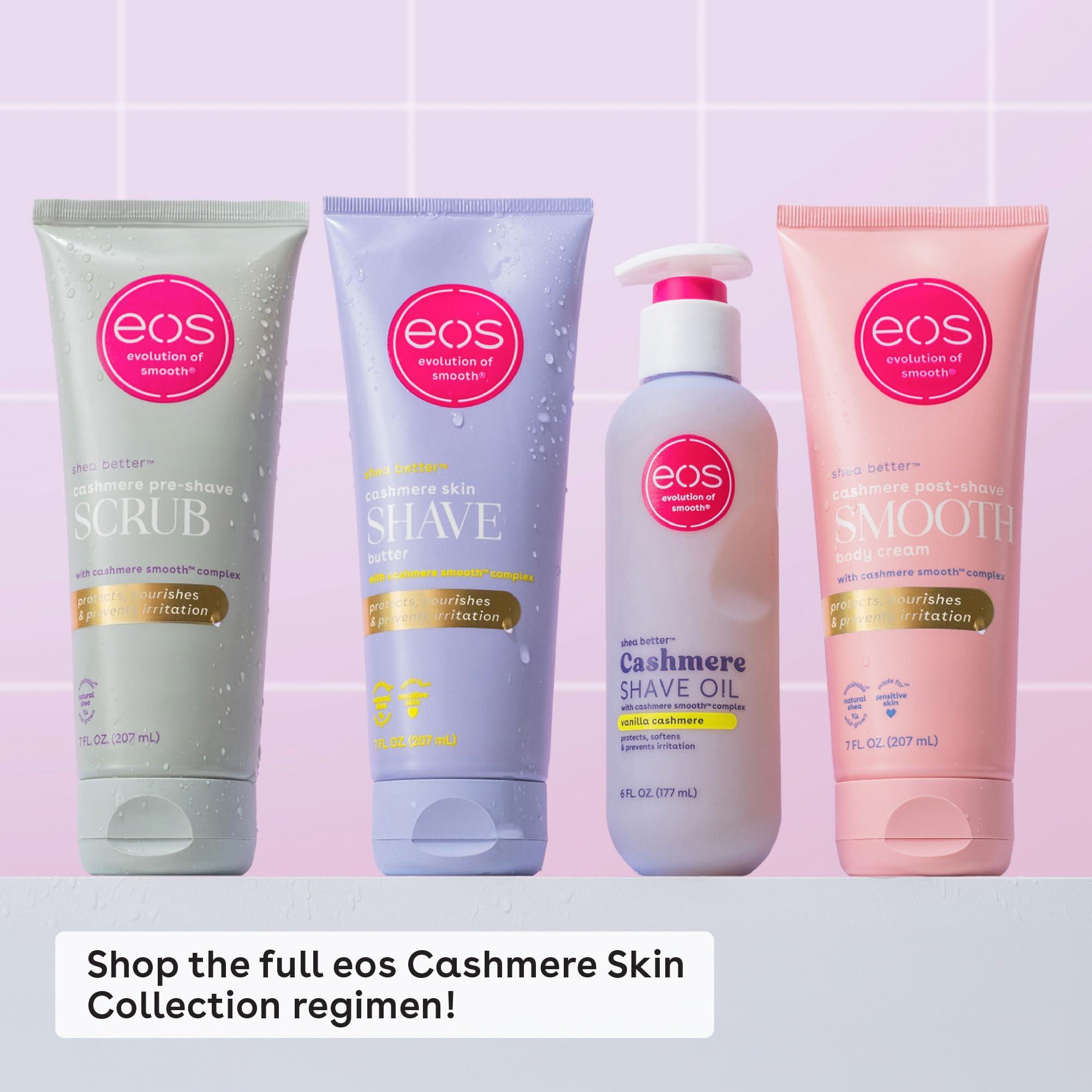 eos eos Cashmere Skin Collection Post-Shave Smooth Body Cream- Vanilla Cashmere Scented, 72-Hour Hydration, 7 fl oz